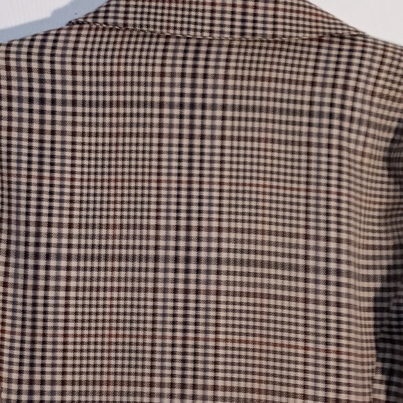 Princess Polly  Sz 12  Double Breasted Tartan Plaid Jacket Blazer Preppy Classic - Picture 7 of 7